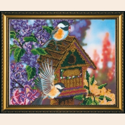 Набор для вышивания бисером АБРИС АРТ "В саду 3"